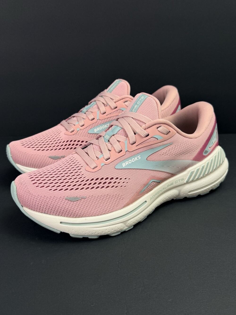 Brooks Adrenaline GTS 23 Women’s 7.5 Pink Running Shoes 1203811B667